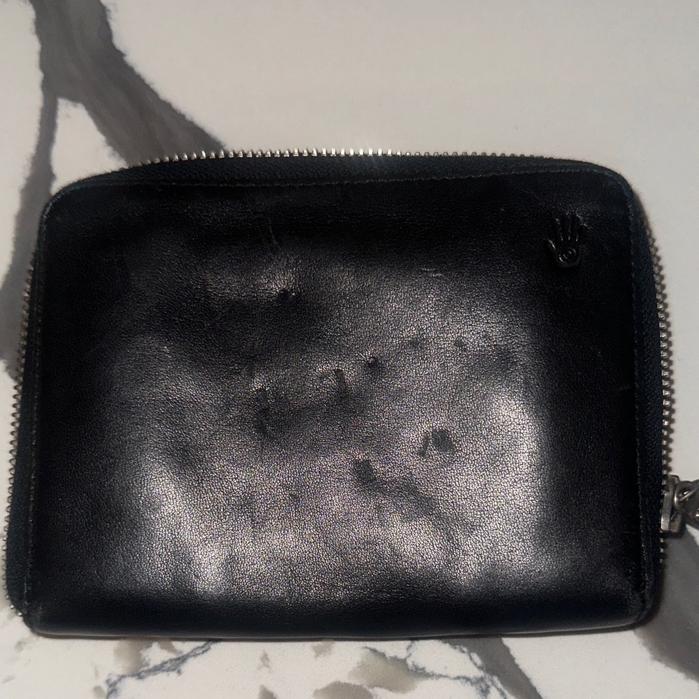 Elegant Black Leather Women's Wallet